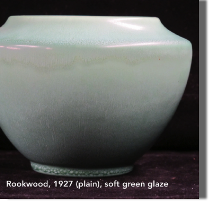 1927, soft green glaze, 4" high bowl