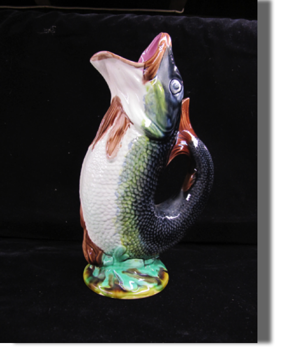 Delightful fish pitcher, perfect condition